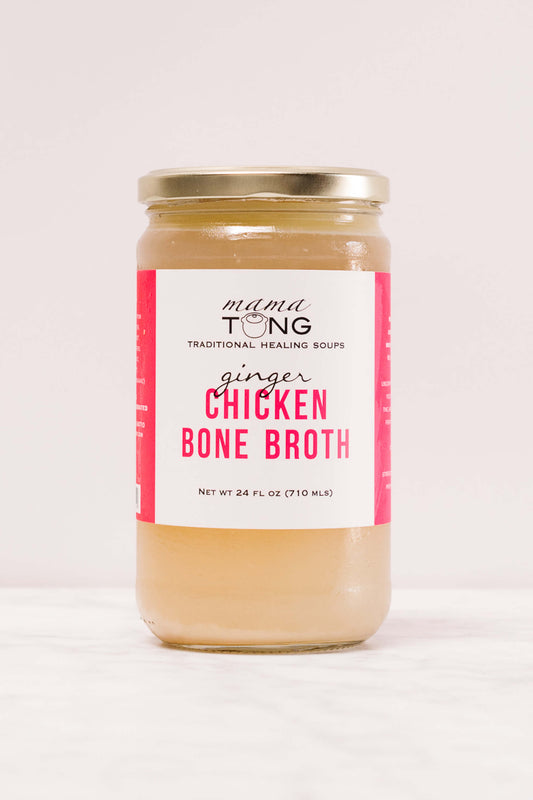 Ginger Chicken Bone Broth: 24oz Refrigerated