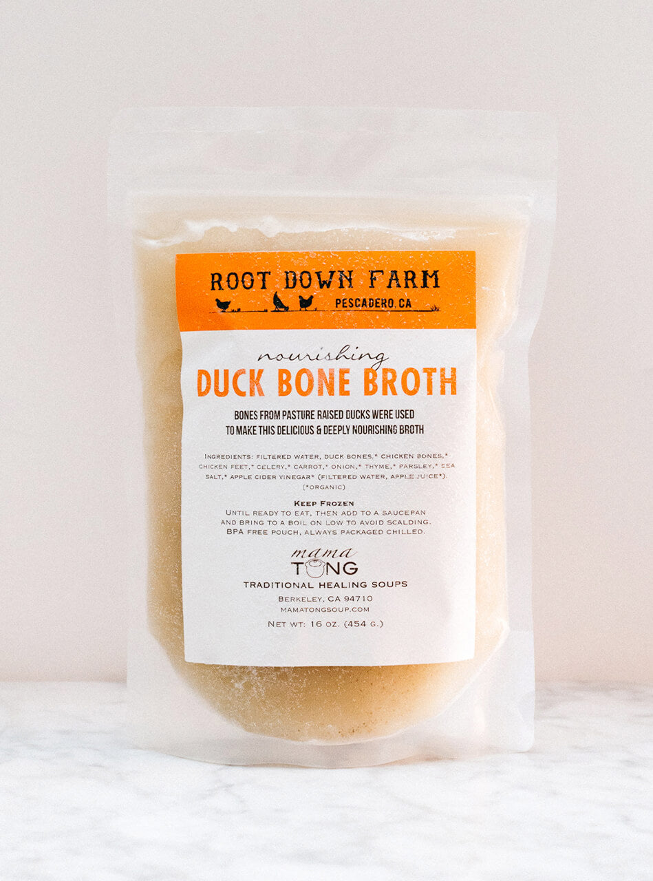 Duck Bone Broth: 16oz LOCAL PICKUP Frozen