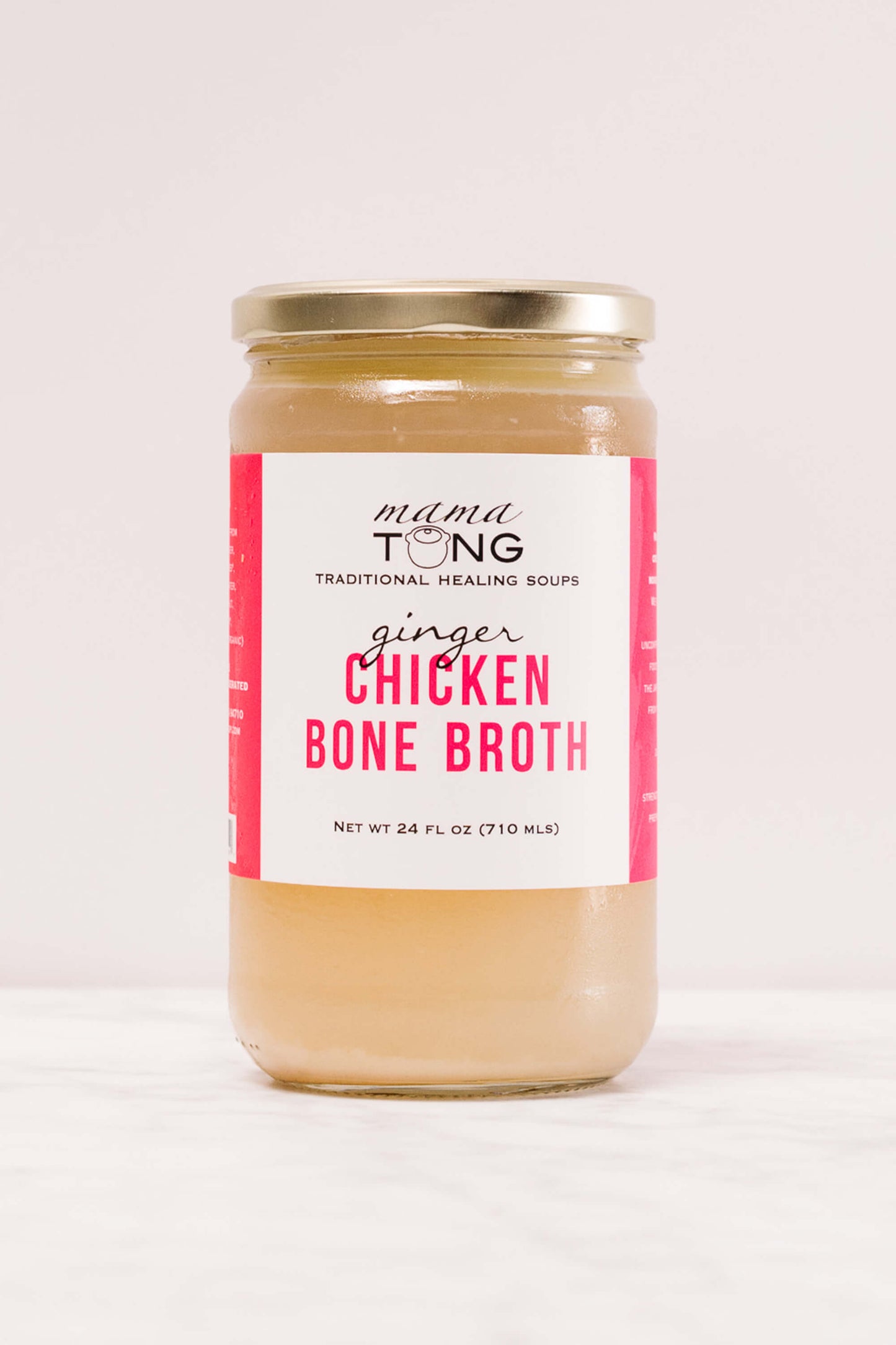 Ginger Chicken Bone Broth: 24oz Refrigerated