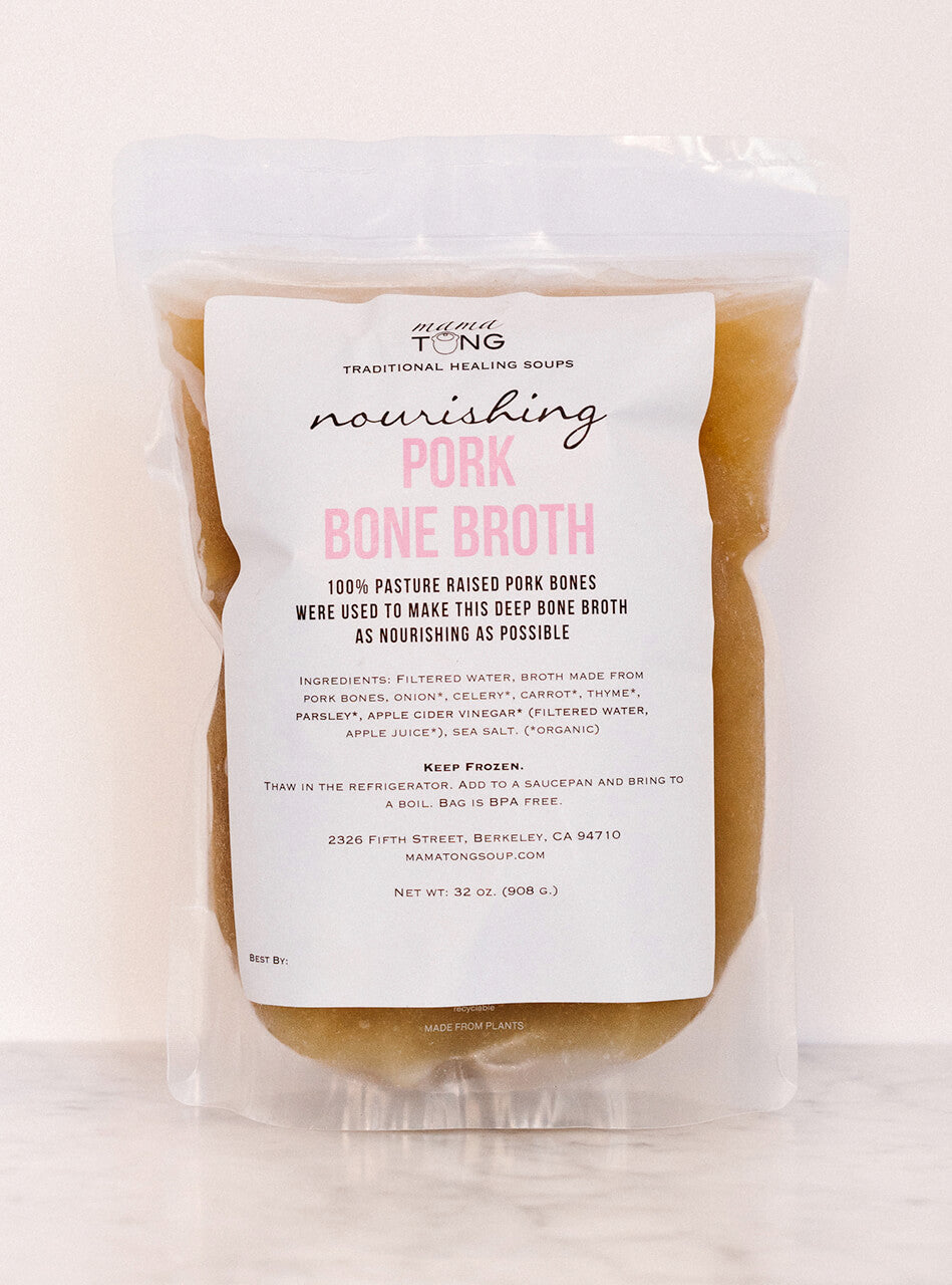 Pork Bone Broth: 32oz LOCAL PICKUP Frozen