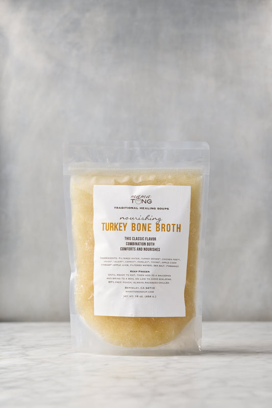 Turkey Bone Broth 16 oz frozen pouch