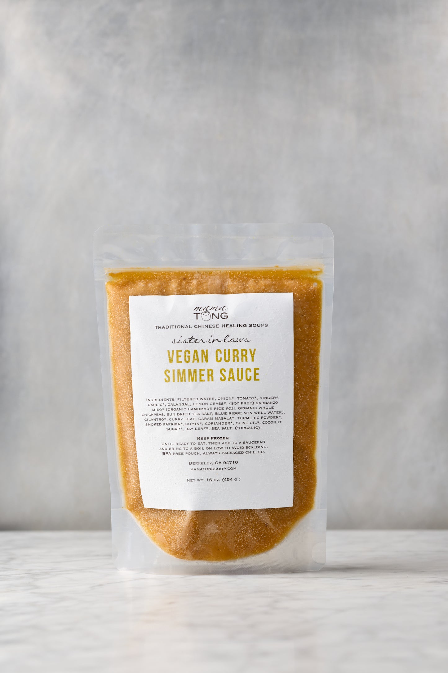 Sister In-Law's Vegan Curry Simmer Sauce 16 oz