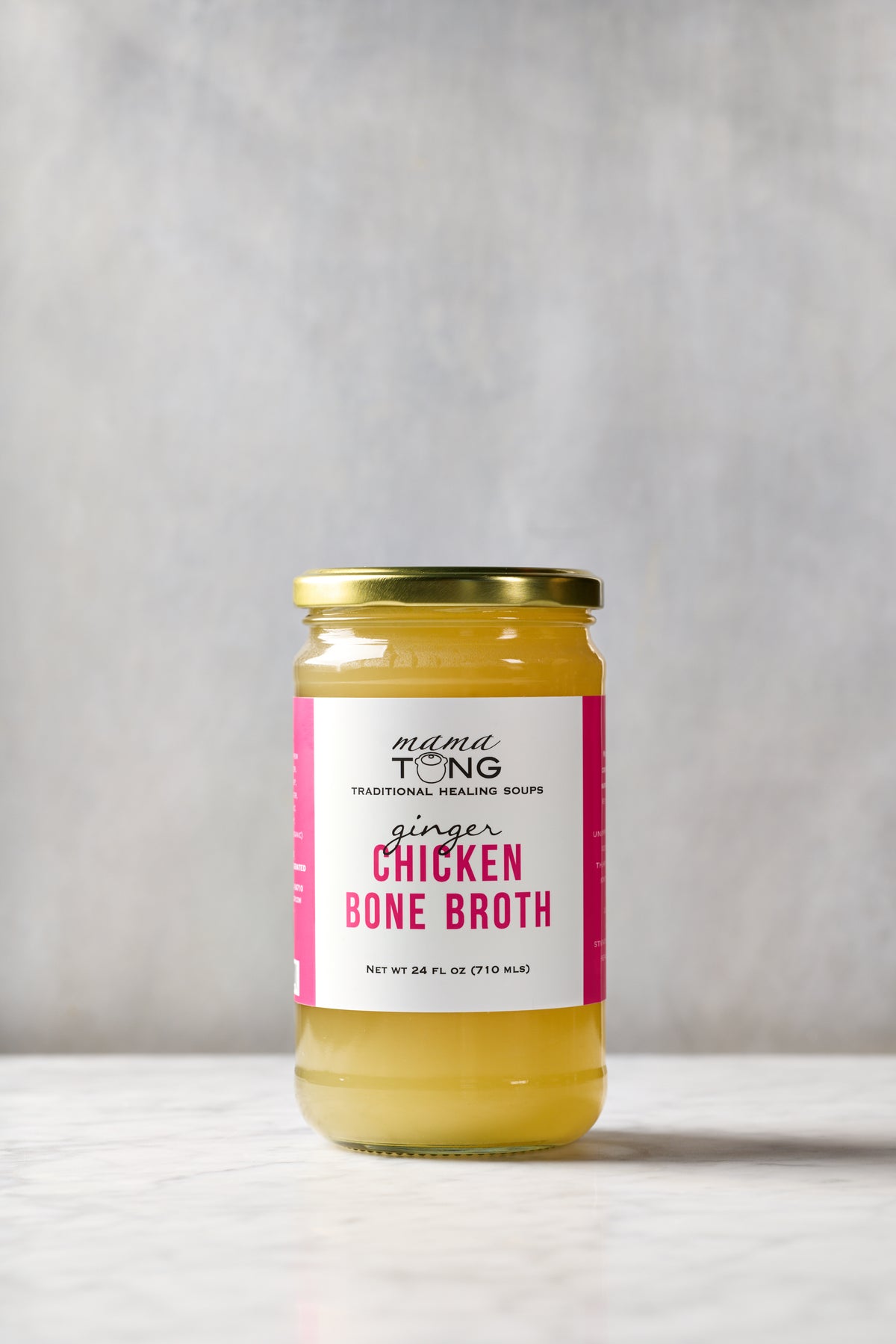 Ginger Chicken Bone Broth 24 oz refrigerated jar