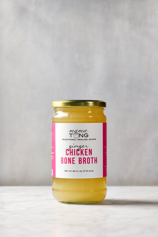 Ginger Chicken Bone Broth 24 oz refrigerated jar