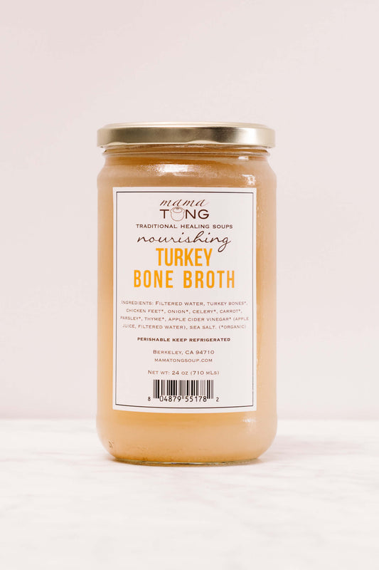 Turkey Bone Broth: 24oz Refrigerated